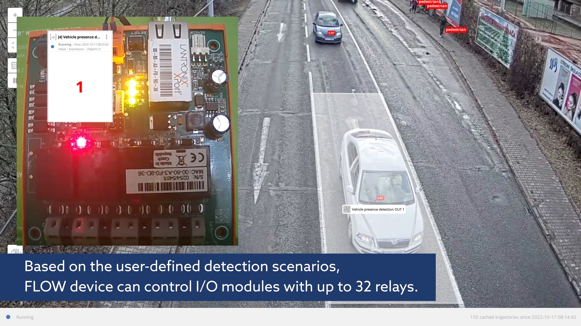 How to use I/O modules to send adaptive traffic control data to traffic
