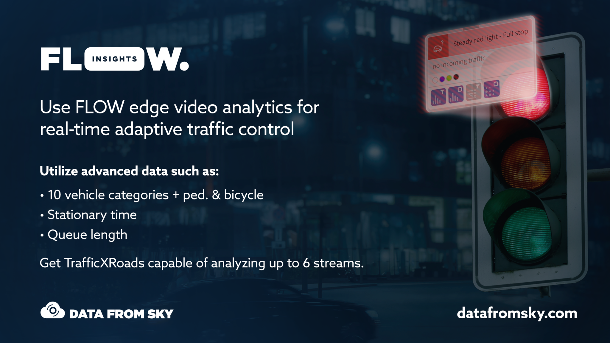 Adaptive Traffic Control With Flow Datafromsky