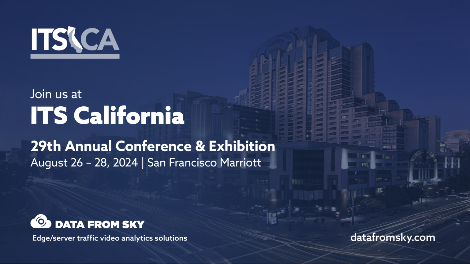 Join DataFromSky at ITS California 2024 DataFromSky