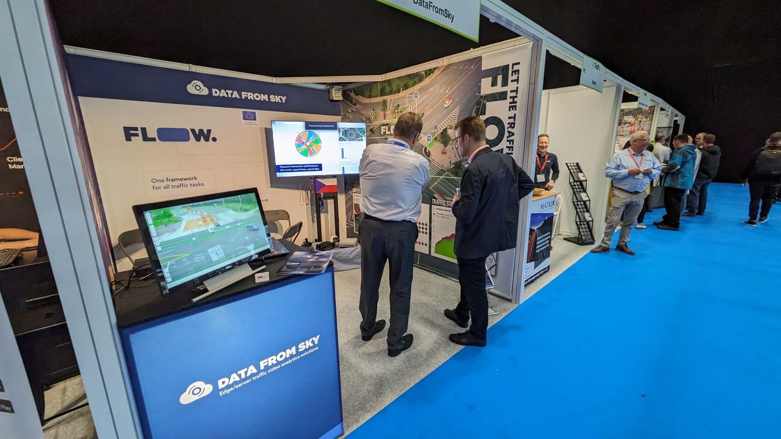 We are at Traffex UK right now! - DataFromSky