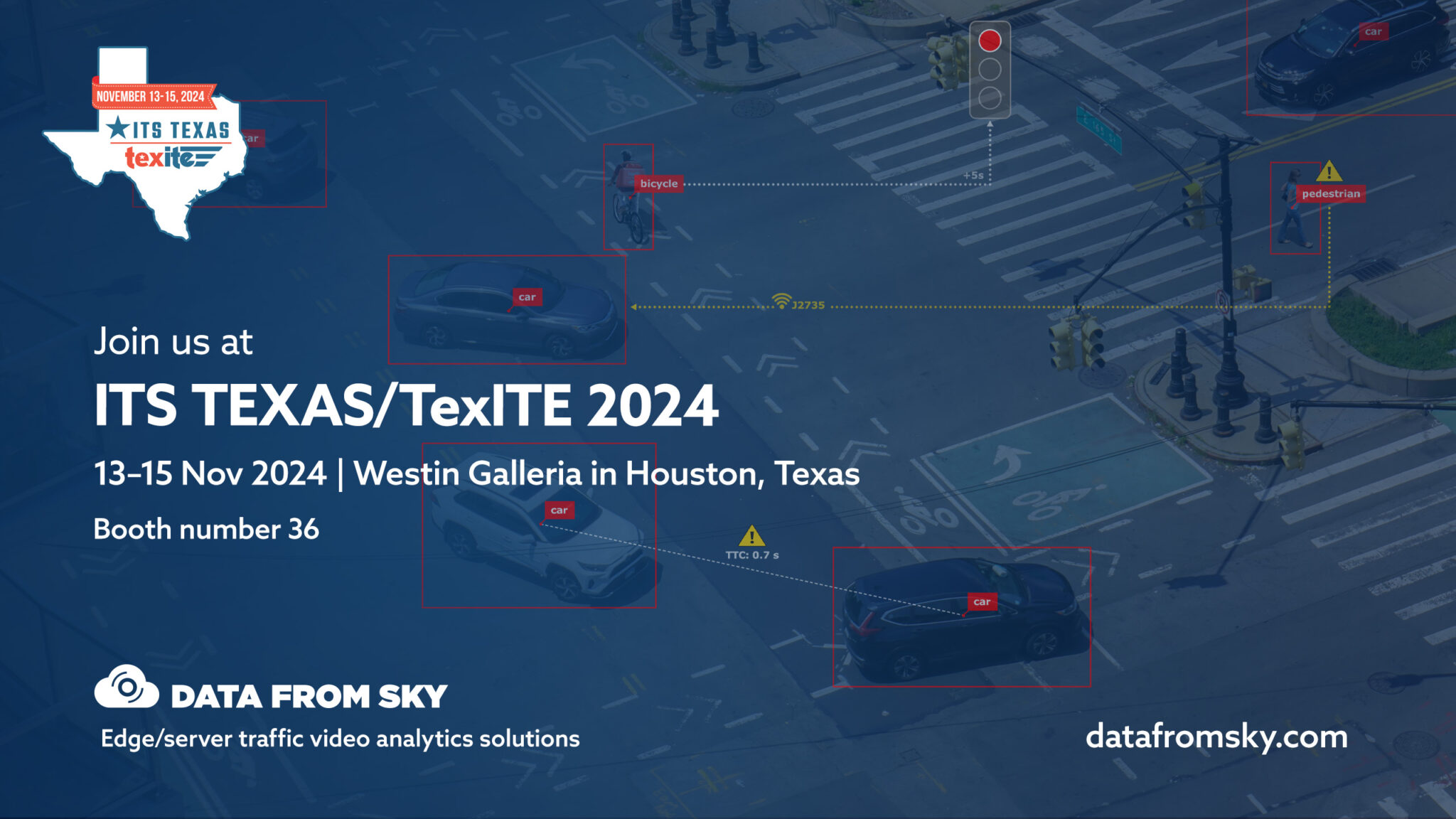 DataFromSky at ITS TEXAS/TexITE 2024 in Houston - DataFromSky